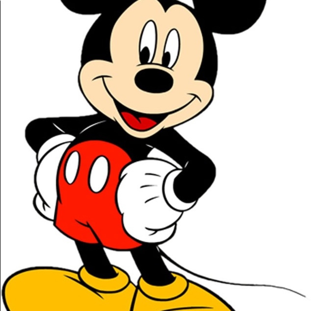 Disney Mickey Mouse Wireless Earbud Case Cover AirPods (Gen 1/2) Red Black - Picture 2 of 3